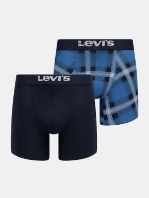 Levi's bokserki 2-pack kolor niebieski 37149-1184