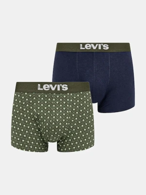 Levi's bokserki 2-pack kolor zielony 37149-1125