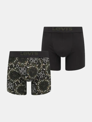 Levi's bokserki 2-pack kolor zielony 37149-1207