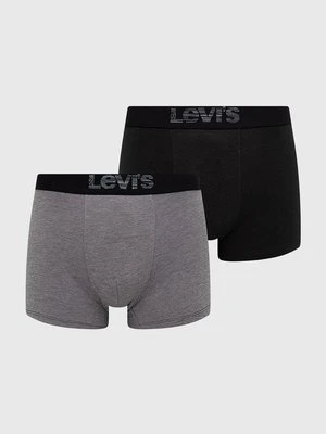 Levi's Bokserki (2-pack) męskie kolor czarny 37149.0625-greyblack