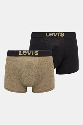 Levi's bokserki 2-pack męskie kolor czarny 37149-1001