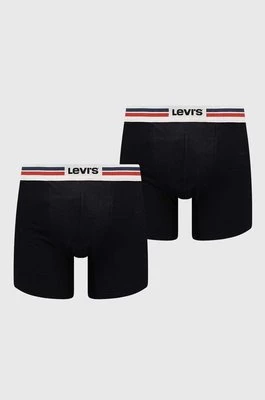 Levi's bokserki 2-pack męskie kolor czarny