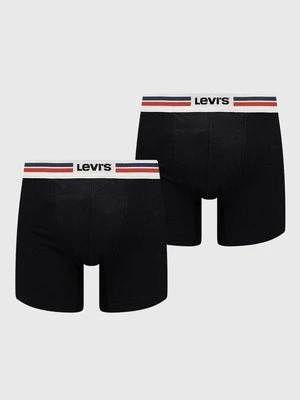 Levi's bokserki 2-pack męskie kolor czarny