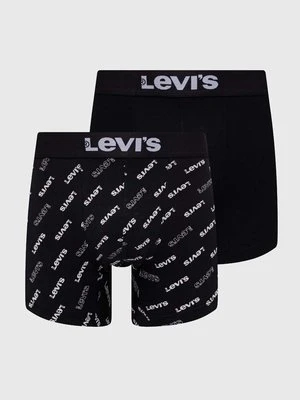 Levi's bokserki 2-pack męskie kolor czarny