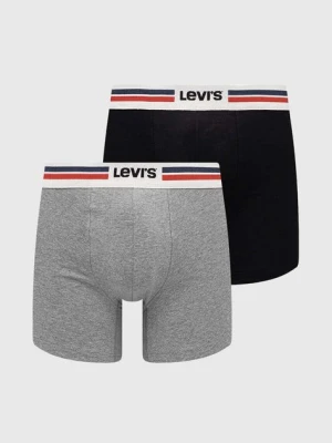 Levi's bokserki 2-pack męskie kolor czarny