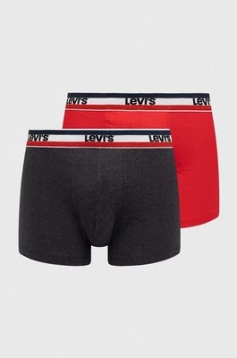 Levi's bokserki 2-pack męskie kolor czerwony 37149.0817-004