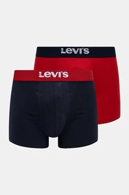 Levi's bokserki 2-pack męskie kolor czerwony 37149-1004