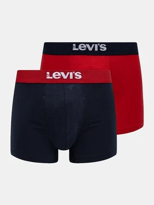 Levi's bokserki 2-pack męskie kolor czerwony 37149-1004