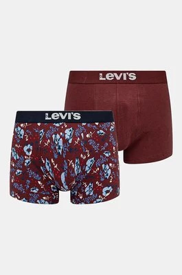 Levi's bokserki 2-pack męskie kolor czerwony 37149-1016