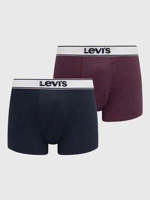 Levi's bokserki 2-pack męskie kolor fioletowy