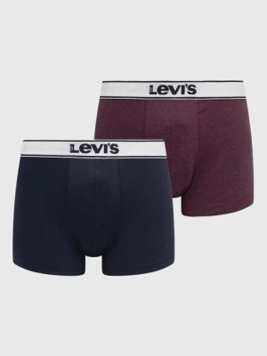 Levi's bokserki 2-pack męskie kolor fioletowy