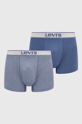 Levi's bokserki 2-pack męskie kolor niebieski