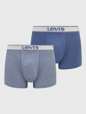 Levi's bokserki 2-pack męskie kolor niebieski