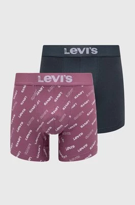 Levi's bokserki 2-pack męskie kolor różowy