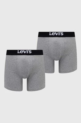 Levi's bokserki 2-pack męskie kolor szary 37149.0809-007