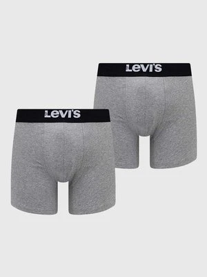 Levi's bokserki 2-pack męskie kolor szary 37149.0809-007