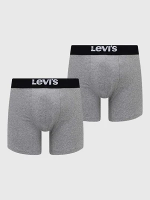 Levi's bokserki 2-pack męskie kolor szary 37149.0809-007