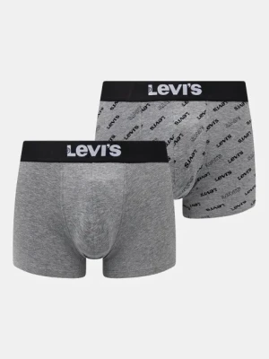 Levi's bokserki 2-pack męskie kolor szary 37149-0938