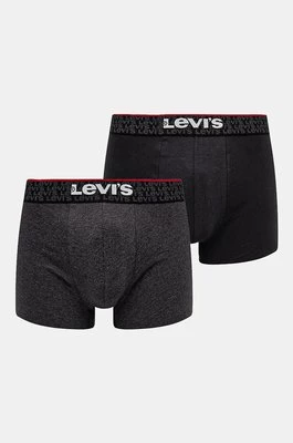 Levi's bokserki 2-pack męskie kolor szary 37149-1013