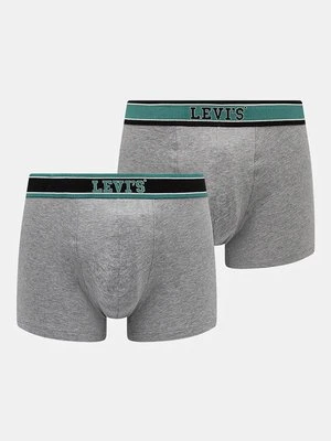 Levi's bokserki 2-pack męskie kolor szary 37149-1019