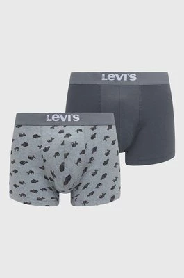 Levi's bokserki 2-pack męskie kolor szary