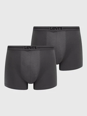 Levi's bokserki (2-pack) męskie kolor szary