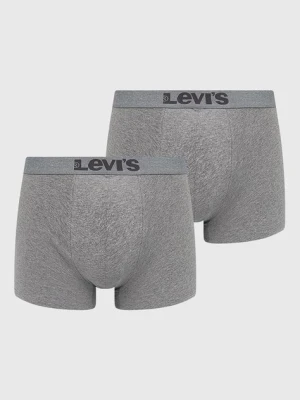 Levi's bokserki (2-pack) męskie kolor szary