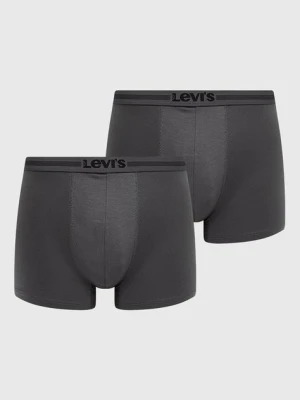 Levi's bokserki (2-pack) męskie kolor szary