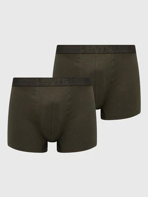 Levi's bokserki (2-pack) męskie kolor zielony 37149.0732-khaki