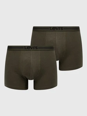 Levi's bokserki (2-pack) męskie kolor zielony 37149.0735-khaki