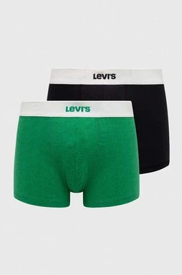 Levi's bokserki 2-pack męskie kolor zielony