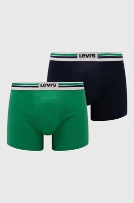 Levi's bokserki 2-pack męskie kolor zielony