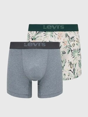 Levi's bokserki 2-pack męskie kolor zielony