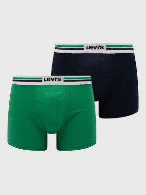 Levi's bokserki 2-pack męskie kolor zielony