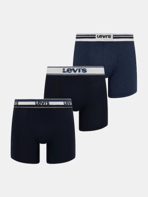 Levi's bokserki 3-pack kolor granatowy 37149-1189