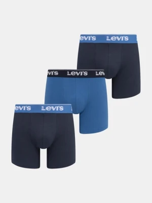 Levi's bokserki 3-pack kolor niebieski 37149-1205