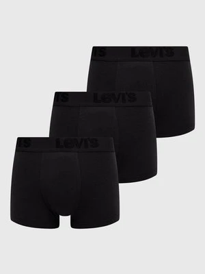 Levi's Bokserki (3-pack) męskie kolor czarny 37149.0296-black