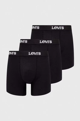 Levi's bokserki 3-pack męskie kolor czarny