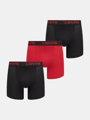 Levi's bokserki 3-pack męskie kolor czerwony 37149-1204