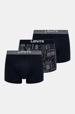 Levi's bokserki 3-pack męskie kolor granatowy 37149-1037