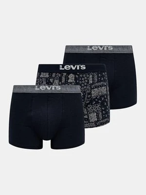 Levi's bokserki 3-pack męskie kolor granatowy 37149-1037