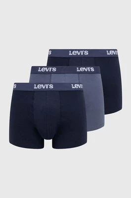 Levi's bokserki 3-pack męskie kolor niebieski