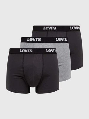 Levi's bokserki 3-pack męskie kolor szary