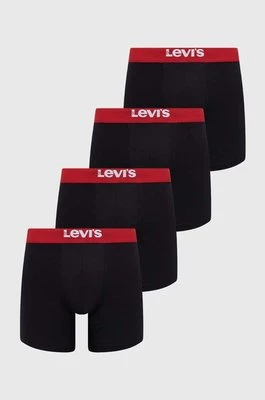 Levi's bokserki 4-pack męskie kolor czarny