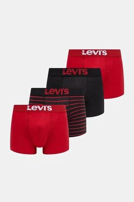 Levi's bokserki 4-pack męskie kolor czarny