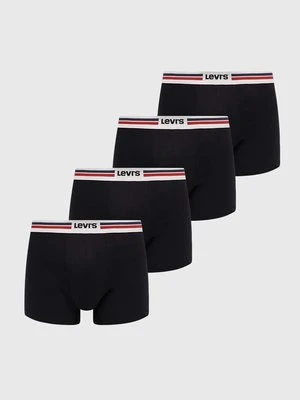 Levi's bokserki 4-pack męskie kolor czarny