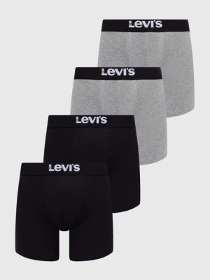 Levi's bokserki 4-pack męskie kolor czarny