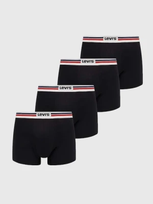 Levi's bokserki 4-pack męskie kolor czarny