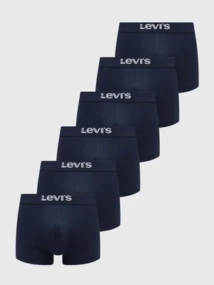 Levi's bokserki 6-pack męskie kolor granatowy