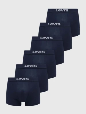 Levi's bokserki 6-pack męskie kolor granatowy